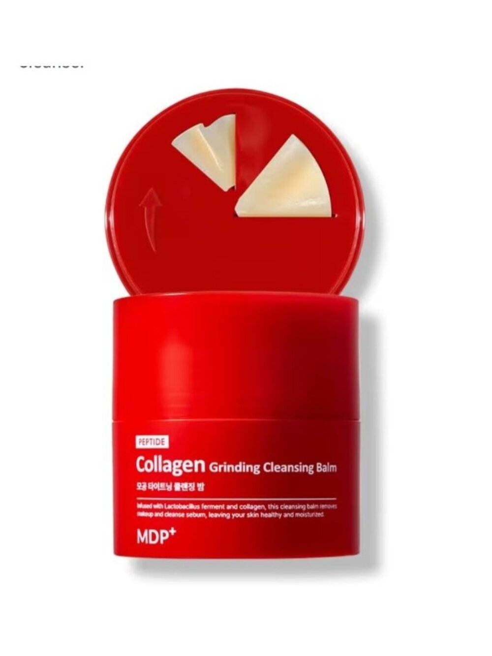 MDP+ Red Lacto Collagen Grinding Cleansing Balm 1.69 Oz/50ml Hydrating EXP 9-202